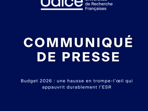 Budget 2026 : une hausse en trompe-l’œil qui menace l’avenir de l’ESR